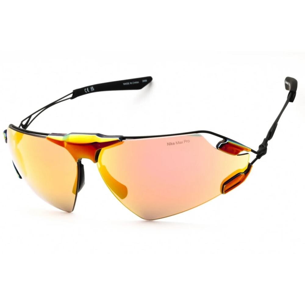 Nike Zeus Edge Sunglasses EV24031 891 Orange Wrap Frame Orange Lens 76mm New